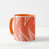 Mug Varé - orange et blanc (Devant gauche)
