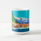 Mug Varenna Lake Côme Italie Illustration Voyage (Centre)