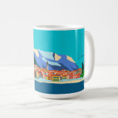 Mug Varenna Lake Côme Italie Illustration Voyage (Devant droit)