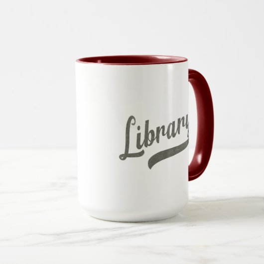 Mug Variabilité aléatoire - Bibliothèque (Devant droit)