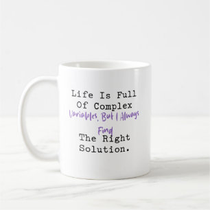 Mug Variables complexes Bonne solution Math Life