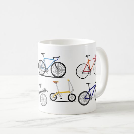 Mug Various bicycles (Devant droit)