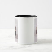 Mug Vase à engobe décoré des lignes onduleuses (Centre)