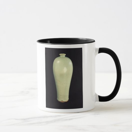 Mug Vase à juin "Meiping" avec un lustre bleu-vert (Droite)
