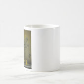 Mug Vase antique de fleurs jaunes (Centre)