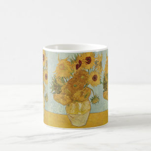 Mug Vase avec 12 tournesols - Vincent van Gogh