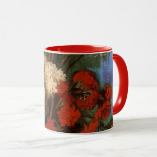 Mug Vase avec des oeillets de Vincent van Gogh