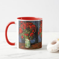 Vase avec des pavots rouges par Vincent van Gogh