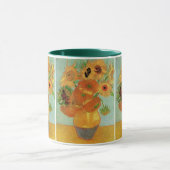Mug Vase avec douze tournesols de Vincent van Gogh (Centre)