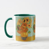 Mug Vase avec douze tournesols de Vincent van Gogh (Gauche)