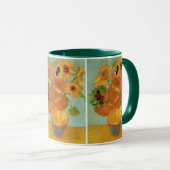 Mug Vase avec douze tournesols de Vincent van Gogh (Devant droit)