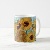 Mug Vase avec douze tournesols par Van Gogh (Devant droit)