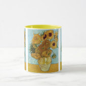 Mug Vase avec douze tournesols par Vincent van Gogh (Centre)