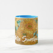 Mug Vase avec douze tournesols par Vincent Van Gogh (Centre)