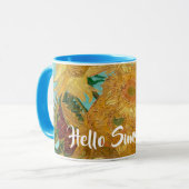 Mug Vase avec douze tournesols par Vincent Van Gogh (Devant gauche)