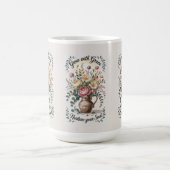 Mug Vase Avec Floraux Croissance Avec Citation Grace (Centre)