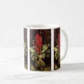 Mug Vase avec Glaïeuls, Œillets de Vincent van Gogh (Devant droit)