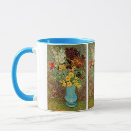 Mug Vase avec marguerites et anémones par Vincent van (Gauche)