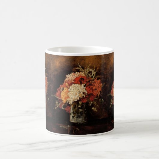 Mug Vase avec oeillets par Vincent van Gogh (Centre)