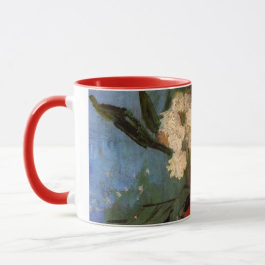 Mug Vase avec oeillets par Vincent van Gogh (Gauche)