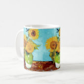 Mug Vase avec trois tournesols (1888) Vincent Van Gogh (Devant gauche)