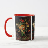 Mug Vase avec Zinnias et Geraniums, Vincent van Gogh (Gauche)