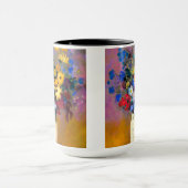 Mug Vase blanc avec fleurs Odilon Redon (Centre)