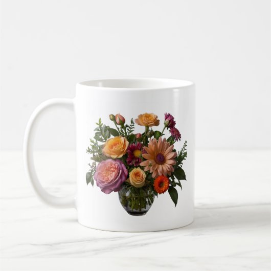 Mug vase de fleurs (Gauche)