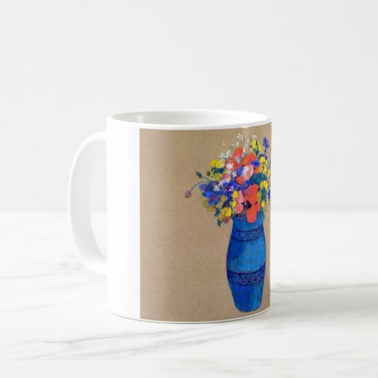 Mug Vase de fleurs, Redon (Devant gauche)