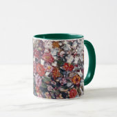 Mug Vase de fleurs, Zinnias de Maurice Prendergast (Devant droit)