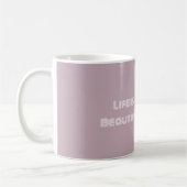 Mug Vase de jolies fleurs violettes (Gauche)