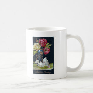 Mug Vase et colombes