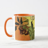 Mug Vase japonaise, Rose, Anémones par Vincent van Gog (Gauche)