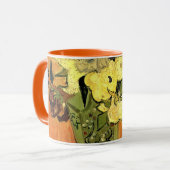 Mug Vase japonaise, Rose, Anémones par Vincent van Gog (Devant gauche)