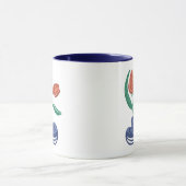 Mug Vase moderne avec tulipes | Floral Still Life Art (Centre)