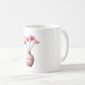 Mug Vase of Hearts Love (Devant droit)
