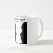 Mug Vase ou visages ? (Illusion optique) (Devant droit)