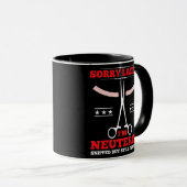 Mug Vasectomie amusante chez les hommes Vasectomie de  (Devant droit)