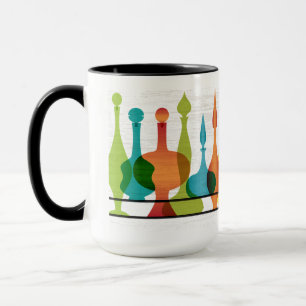 Mug Vases De Verre Moderne Du Milieu Du Siècle