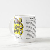 Mug Vaughan, l'origine, la signification et la crête (Devant gauche)