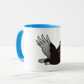 Mug Vautour de Turquie de vol (Devant gauche)