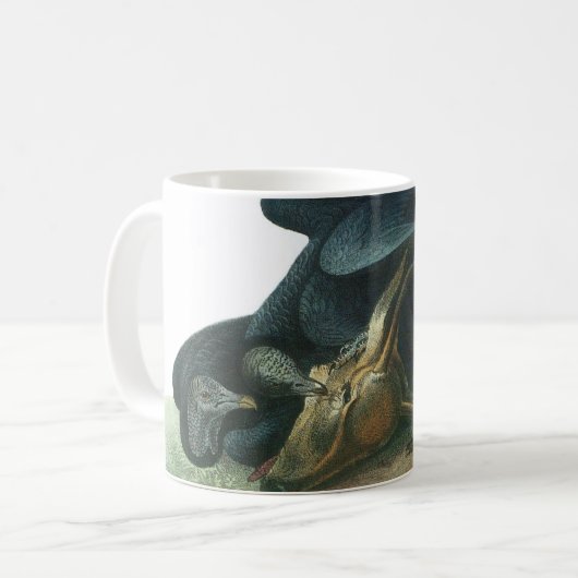 Mug Vautour noir par Audubon (Devant gauche)