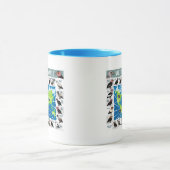 Mug Vautours de la carte du monde (Centre)