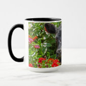 Mug Veau de bébé en fleurs (Gauche)