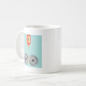 Mug Vecteur d'huilage de vitesses (Devant gauche)