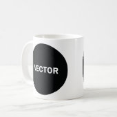 Mug vecteur/traster (Devant gauche)