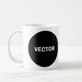 Mug vecteur/traster (Gauche)