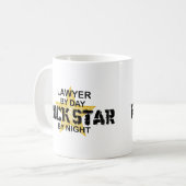 Mug Vedette du rock d'avocat par nuit (Devant gauche)
