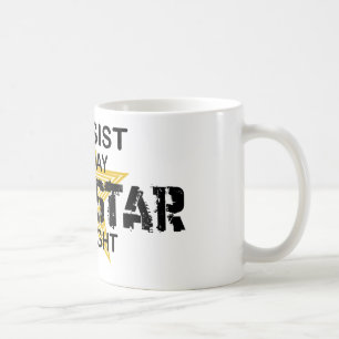 Mug Vedette du rock de bassiste par nuit