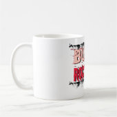 Mug vedette du rock de bunco dans le rose (Gauche)
